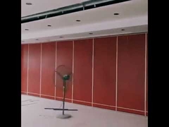 Pareti divisorie acustiche pieghevoli altamente riservate per l'auditorium