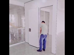 Pareti divisorie pieghevoli ignifughe Commerciale con materiale di legno e alluminio