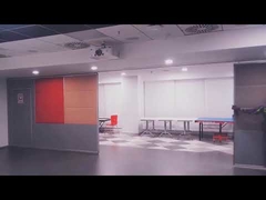 SONO Cornice di alluminio Pareti divisorie pendenti, Pareti divisorie in legno aperta per salone