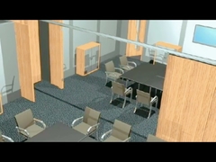 OEM ODM Pareti divisorie mobili altamente flessibili Sliding Soundproof Room Dividers