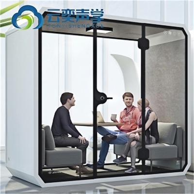 Visualizza immagine in più grande Aggiungi a Confronto Condividi Mobile Portabile Meeting Soundproof Booth Acustico ufficio privato Meeting Pod Pho
