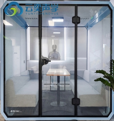 Visualizza immagine in più grande Aggiungi a Confronto Condividi Mobile Portabile Meeting Soundproof Booth Acustico ufficio privato Meeting Pod Pho