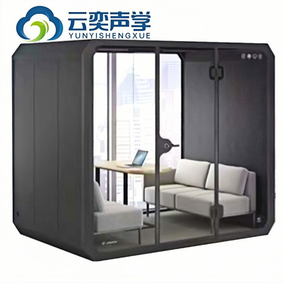 Visualizza immagine in più grande Aggiungi a Confronto Condividi Mobile Portabile Meeting Soundproof Booth Acustico ufficio privato Meeting Pod Pho