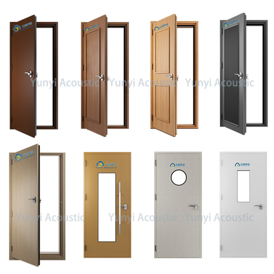 Porta isolante acustica Porta insonorizzata per studio STC 50dB Porta acustica per teatro a domicilio Cinema Master Room Hotel Rooms