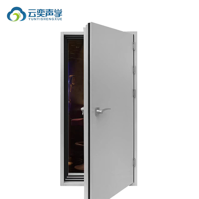Hardware in acciaio inossidabile STC 42dB e resistente al fuoco Approvato Porta interna insonorizzata 45dB Porte insonorizzate
