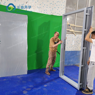 Porta di isolamento acustico a sigillo in T magnetica avanzata con design a porta singola o doppia