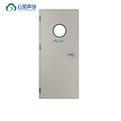 Porta acustica isolante acustica con vetro acustico 60 minuti porta singola acustica ignifuga STC 45dB