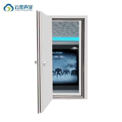 Porta acustica isolante acustica con vetro acustico 60 minuti porta singola acustica ignifuga STC 45dB