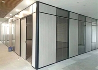 Muro divisorio di legno di vetro di collocazione flessibile per lo spazio privato modulare dell'ufficio