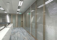 Divisione di vetro insonorizzata di alluminio dell'ufficio del divisore in vetro della parete della struttura