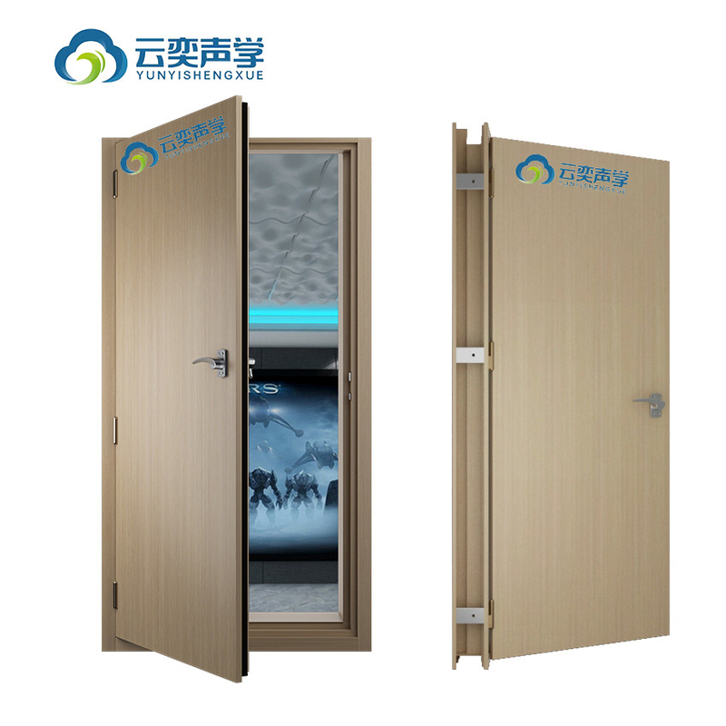 Dimensione personalizzata 2100*900mm Acciaio ignifugo interno Acustico Porta insonorizzata Produttore