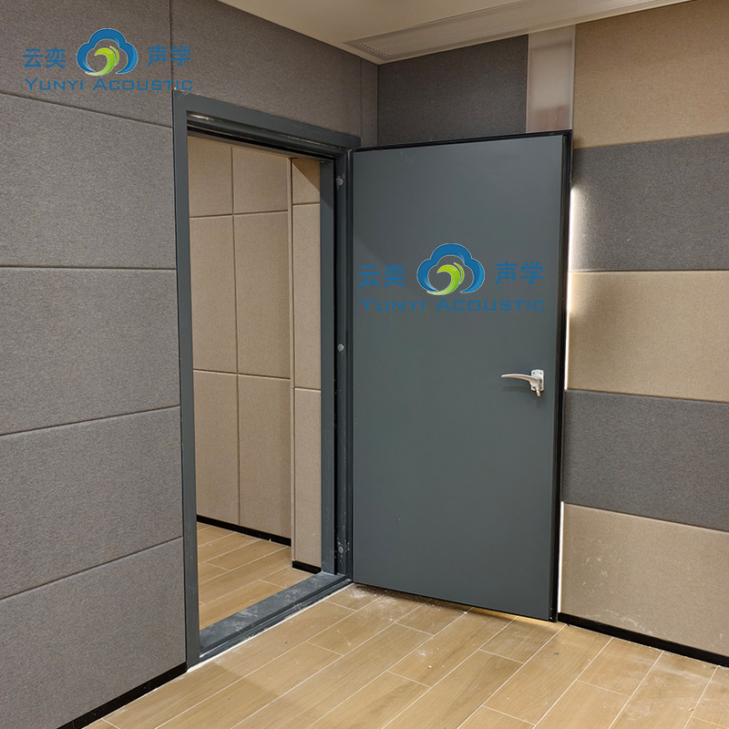 Porta acustica Isolamento acustico Porta 60 minuti resistenza al fuoco Porta singola per sala batteria Sala pianoforte Sala studio